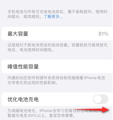 自流井苹果15维修分享iPhone15充电到80%就充不进电了怎么办 