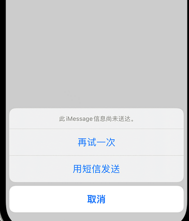 自流井apple维修iPhone上无法正常发送iMessage信息