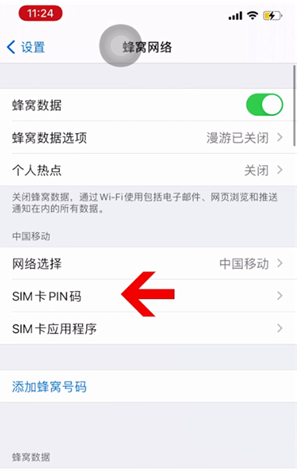 自流井苹果14维修网分享如何给iPhone14的SIM卡设置密码 