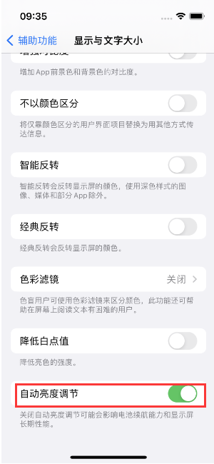 自流井苹果15维修店分享iPhone 15 Pro系列屏幕亮度 